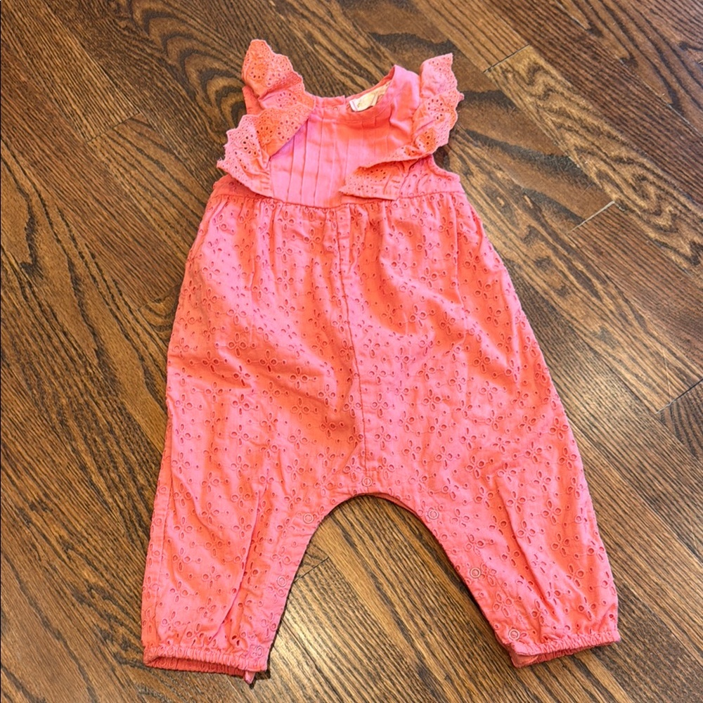 Pink Ruffled Kids baby Jumpsuit romper